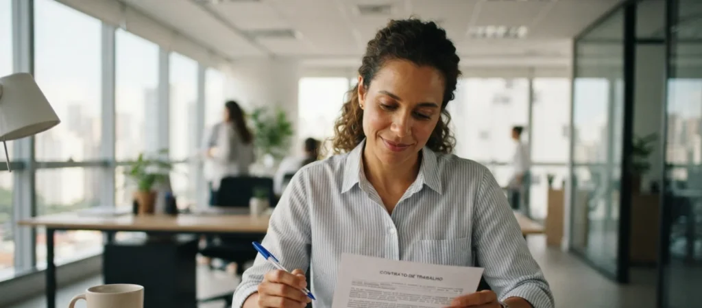 contrato de experiência e primeiros dias de trabalho